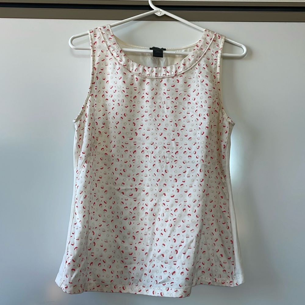 Ann Taylor size small light weight with cute coral colored flowers
